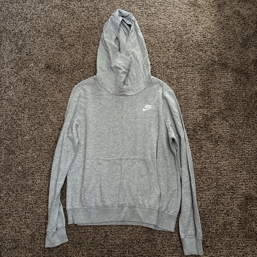 Nike Heather Gray Pullover Hoodie